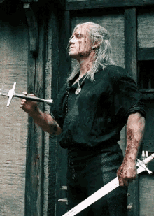 Geralt Of Rivia Henry Cavill GIF - Geralt Of Rivia Henry Cavill The Witcher GIFs