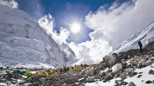 Clouds Rolling In GIF - Clouds Stop Motion Mount Everest - Discover & Share  GIFs