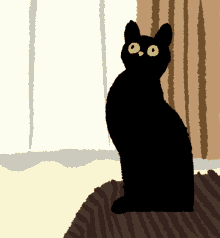 Black Cats Cute Cats GIF - Black Cats Cute Cats Digital Art GIFs