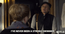 Ive Never Been A Strong Swimmer Scared GIF - Ive Never Been A Strong Swimmer Scared Not Going GIFs