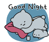 Sleep Good Night Sticker - Sleep Good Night Blow Candle Stickers