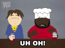 Uh Oh Chef GIF - Uh Oh Chef South Park GIFs