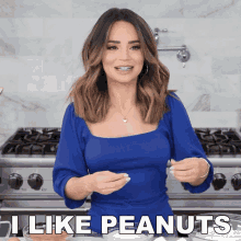 I Like Peanuts Rosanna Pansino GIF - I Like Peanuts Rosanna Pansino Peanuts GIFs