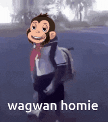 Wagwan Monkey GIF - Wagwan Monkey Monki GIFs