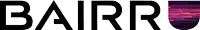 a black and purple logo that says bairrr on it