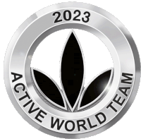 Awt2023 Active World Team Pin Sticker - Awt2023 Active World Team Pin Awt Stickers