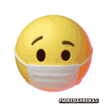 wink face mask mikebarreras emoji stay safe
