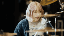 Haruna Drums GIF - Haruna Drums Lovebites GIFs