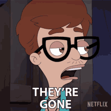 Theyre Gone Andrew Glouberman GIF - Theyre Gone Andrew Glouberman Big Mouth GIFs