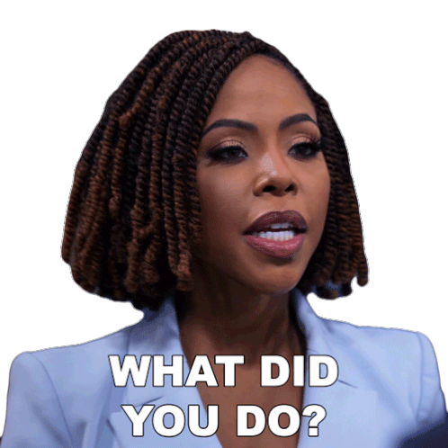 What Did You Do Andrea Barnes Sticker - What Did You Do Andrea Barnes Sistas Stickers