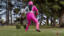 Blast Amelia Jones GIF - Blast Amelia Jones Pink Dino Fury Ranger GIFs