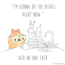 Dishes Washing Dishes GIF - Dishes Washing Dishes Chores GIFs