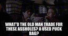 slapshot trade used puck bag
