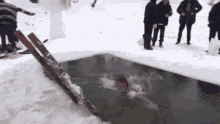 крещение купаниевпроруби прорубь мороз зима GIF - Kreshenije Kupanije V Prorubi Prorub GIFs