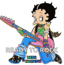 Betty Boop Sparkles GIF - Betty Boop Sparkles Guitar GIFs