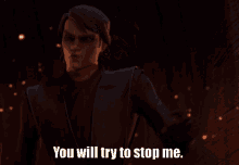 You Will Try To Stop Me Anakin Skywalker GIF - You Will Try To Stop Me Anakin Skywalker The Clone Wars GIFs