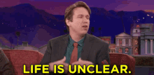 Great Mystery GIF - Pete Holmes Life Is Unclear Life GIFs