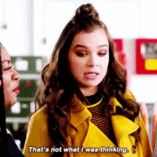 Thats Not What I Was Thinking Hailee Steinfeld GIF - Thats Not What I Was Thinking Hailee Steinfeld Pitch Perfect GIFs