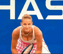 Karolina Pliskova Tennis GIF - Karolina Pliskova Tennis Return Of Serve GIFs
