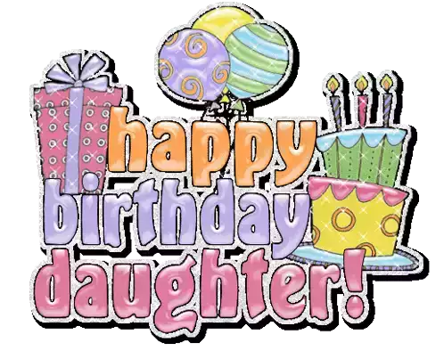 Happy Birthday Daughter Happy Birthday To You Sticker - Happy Birthday Daughter Happy Birthday To You Hbd Stickers