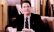 Dale Cooper Kyle Maclachlan GIF - Dale Cooper Kyle Maclachlan Good Answer GIFs