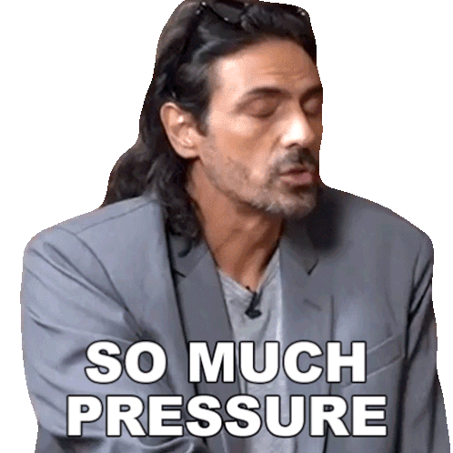 So Much Pressure Arjun Rampal Sticker - So Much Pressure Arjun Rampal Pinkvilla Stickers
