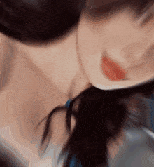 a close up of a woman 's neck and neckline