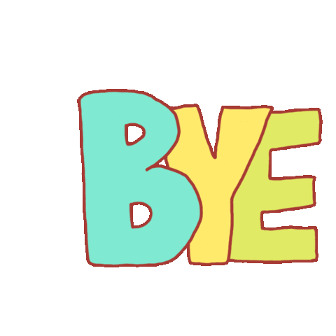 Bye Goodbye Sticker - Bye Goodbye Good Care Stickers