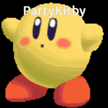 Kirby Partykirby GIF - Kirby Partykirby Dance GIFs