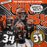 Jacksonville Jaguars (31) Vs. Cincinnati Bengals (34) Post Game GIF - Nfl National Football League Football League GIFs