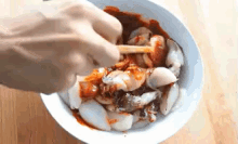 오징어 갑오징어 한식 해산물 GIF - Squid Korean Food Seafood GIFs