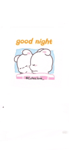 Cute Goodnight Sticker - Cute Goodnight Love Stickers
