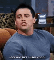 Joey Doesnt Share Food Friends GIF - Joey Doesnt Share Food Friends GIFs