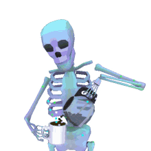 coffee skeleton