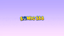 a logo for sonic 188 with a blue background