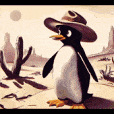 Ggspace Penguin GIF - Ggspace Penguin Cowboy GIFs