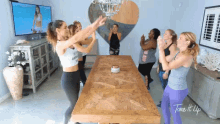 Lady Conference High Five GIF - High Five Ladies Conference GIFs
