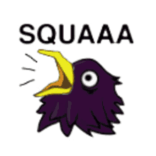 Squaa Bird GIF - Squaa Bird Crow GIFs