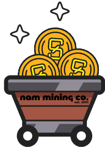 Nam Mining Notallmine Sticker - Nam Mining Notallmine Signum Stickers
