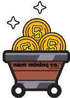 Nam Mining Notallmine Sticker - Nam Mining Notallmine Signum Stickers