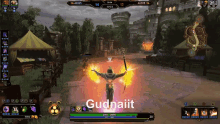 a screenshot of a video game that says gudnait on the bottom