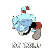 so cold cuphead the cuphead show its freezing brr