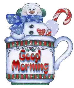 Good Morning Christmas Sticker - Good Morning Christmas Mug Stickers