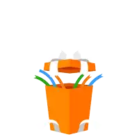 a sign that says tipti days with an orange gift box