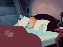 Sleepy Cant Wake Up GIF - Sleepy Cant Wake Up Cinderella GIFs