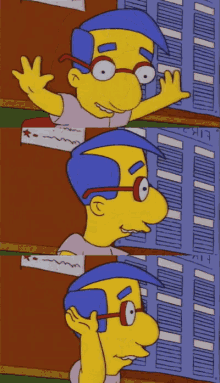 Milhouse Spaz Out GIF - The Simpsons Dancing Robot GIFs