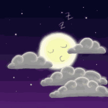 Sleeping Goodnight GIF - Sleeping Goodnight Moon GIFs