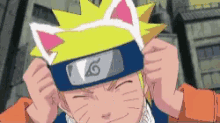 Naruto Kitty Headband GIF