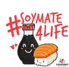 Soulmate Sushi Sticker - Soulmate Sushi Sushi King Stickers