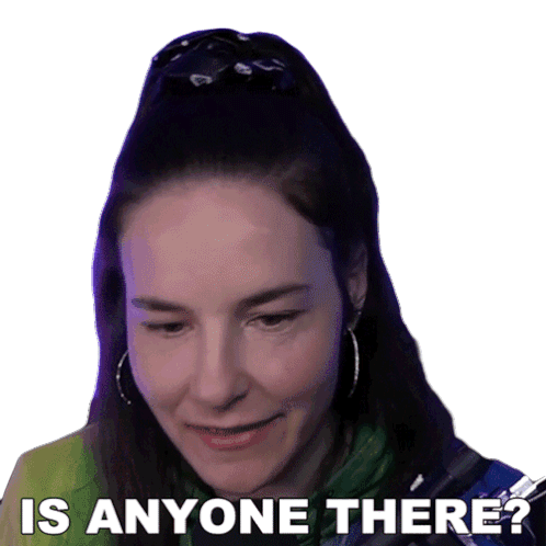 Is Anyone There Cristine Raquel Rotenberg Sticker - Is Anyone There Cristine Raquel Rotenberg Simply Nailogical Stickers